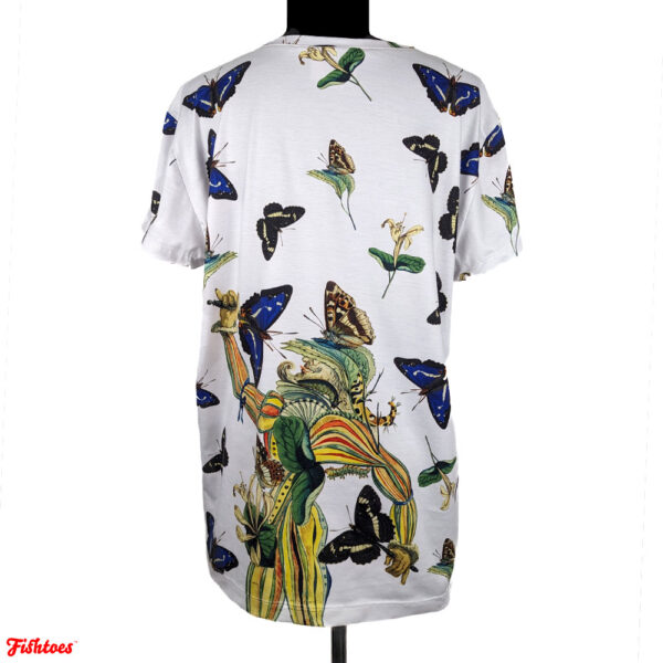 Butterflies Printed T-Shirt Dali Museum Women's XL