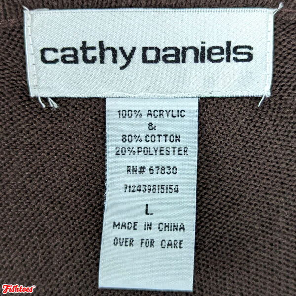 Cathy Daniels Clothing Brand Thrift