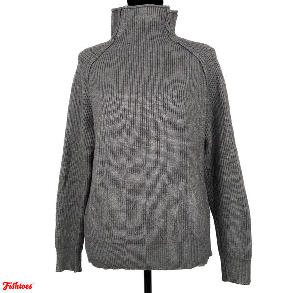 Grey Turtleneck Sweater Women's Medium