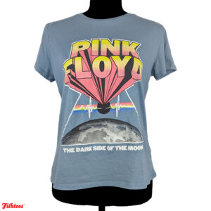 Pink Floyd Dark Side Of The Moon Graphic Printed T-Shirt Women's Medium Thrift Fishtoes