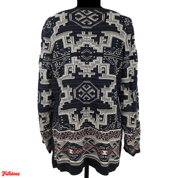 Ralph Lauren Aztec Printed Sweater Women's Large Thrift