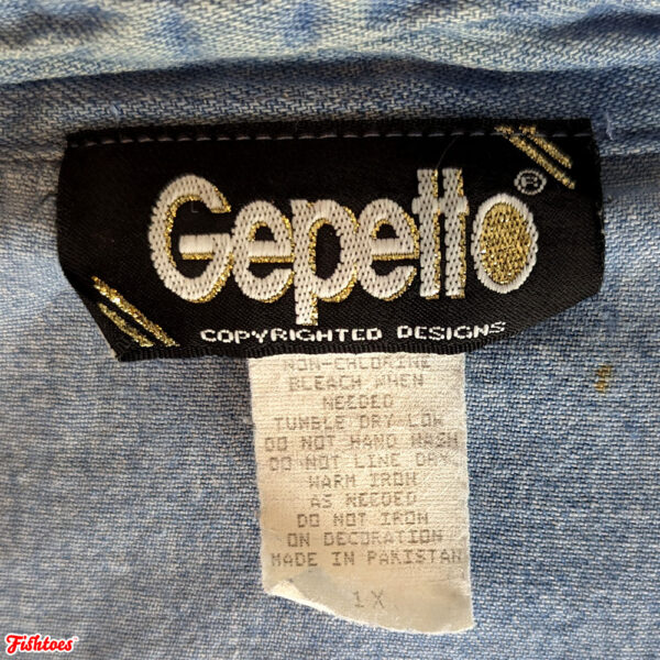 90's Vintage Gepetto Jean Denim Cowgirl Country Women's XL Clothing Thrift