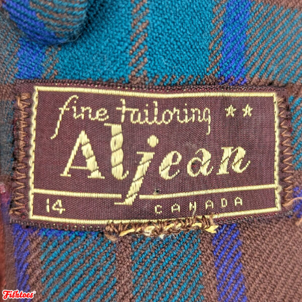 Fine Tailoring Al Jean Aljean Canada Vintage Clothing Brand Women's 14