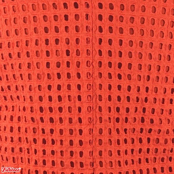 J Crew Eyelet Orange Red Fabric