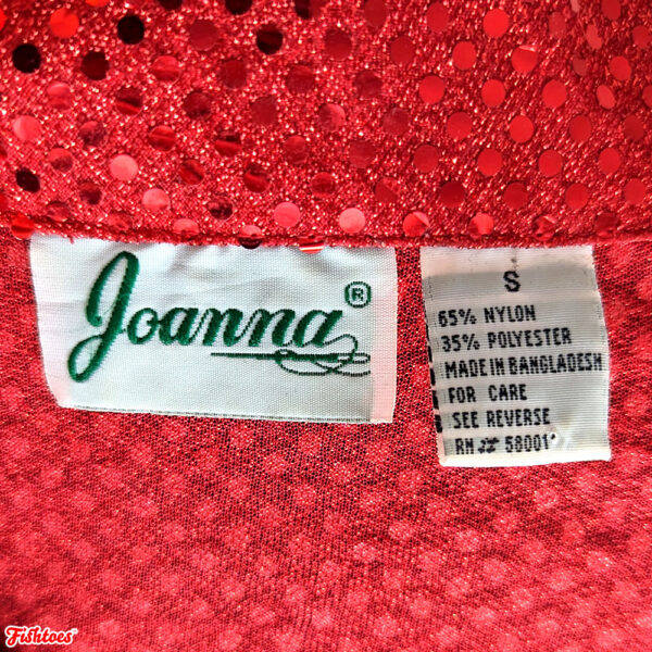 Joanna Vintage Red Sequin Shirt