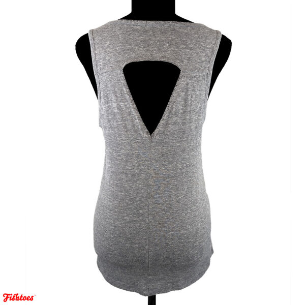 Key Hole Back Grey Vans Tank Top Women's Small