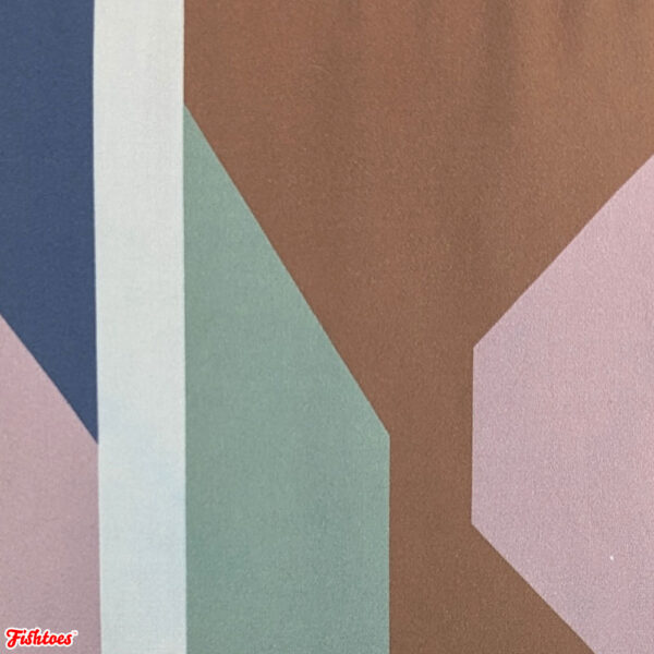 Pastel Modern Pastel Color Block Geometric Print Fabric