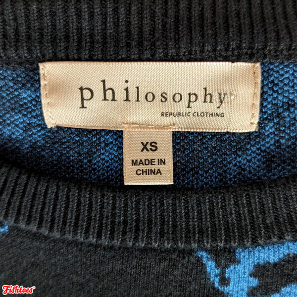 Philosophy Clothing Brand Thrift XS