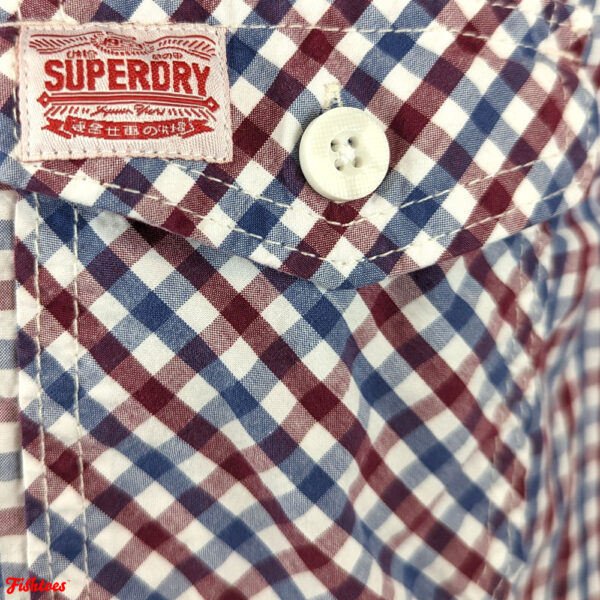 Superdry Japanese Short Sleeve Button Up Shirt Men's XL