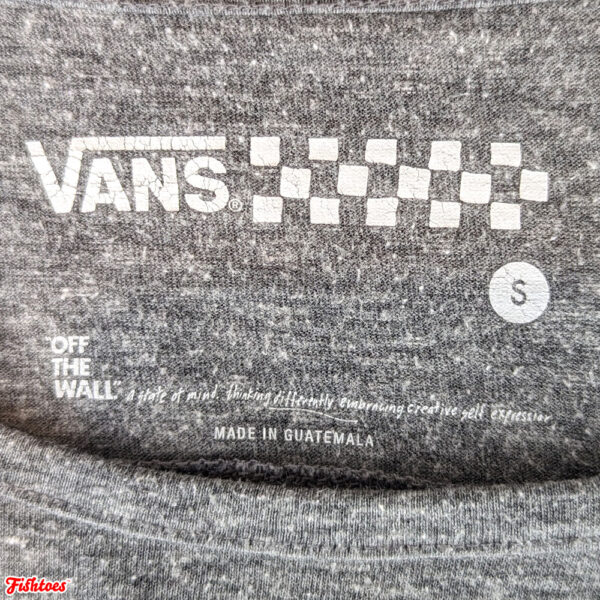 Vans Off The Wall Grey Women's Small Tank Top