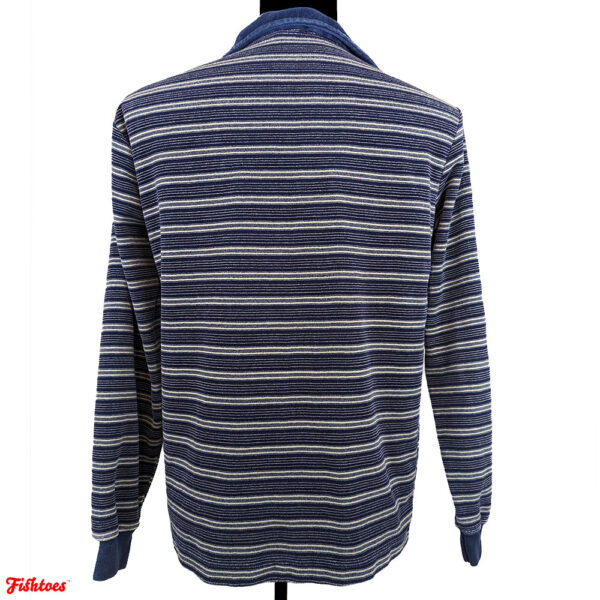 Vintage 90's JC Penney Striped Velvet Sweater Men's Medium