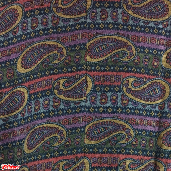 Vintage Muted Paisley Fabric