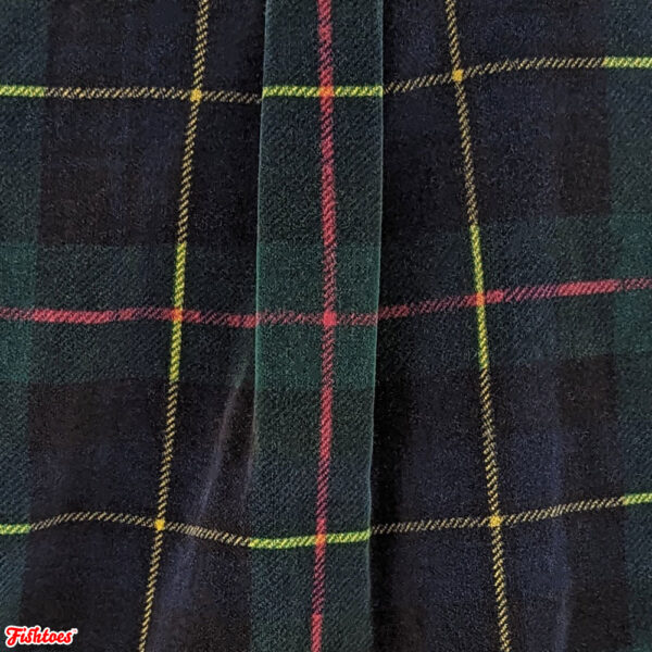 Vintage Plaid Fabric Cotton