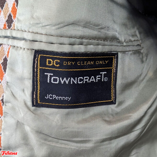 Vintage Towncraft JC Penney Blazer Jacket 44 R Regular