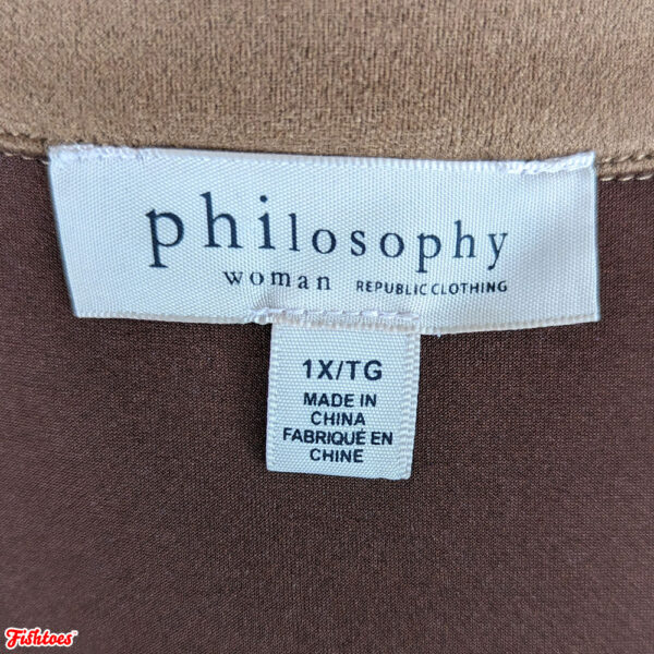 Philosophy Woman Republic Clothing 1X