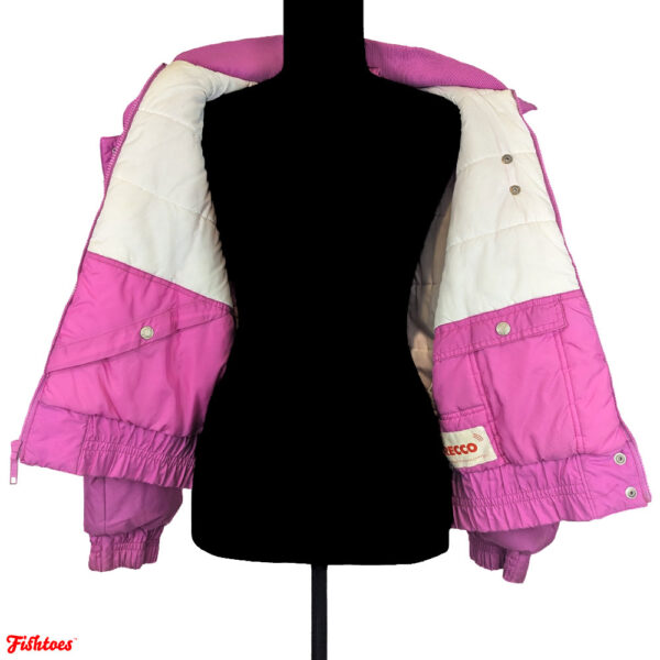 Vintage 80's 90's Inside Edge Recco Pink Winter Jacket Coat Women's XS