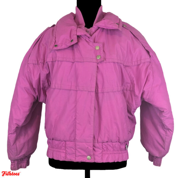 Vintage Recco Pink Winter Jacket Coat Women's XS