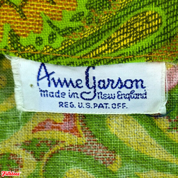 Anne Garson Made In New England Reg US Pat Off Vintage Clothing Company Brand