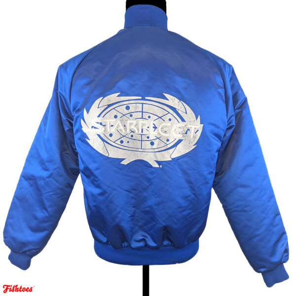 Blue Star Trek Starfleet Snap Varsity Bomber Jacket Men's Small