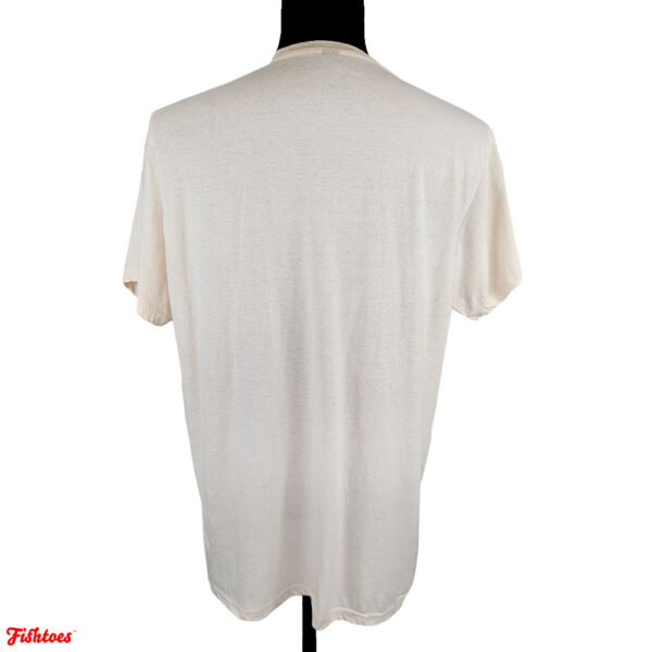 Cream Crewneck Short Sleeve T-Shirt Men's XL