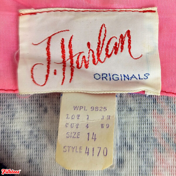 J Harlan Originals Vintage Clothing Company Brand Thrift