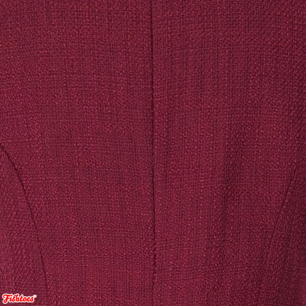 Maroon Tweed Fabric