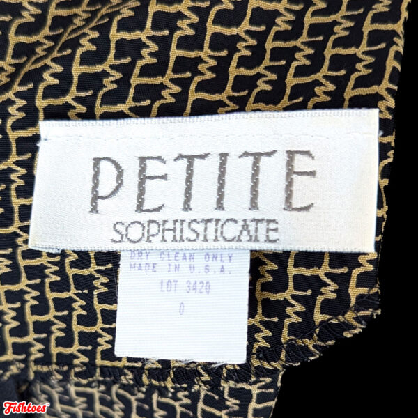 Petite Sophisticate Vintage Clothing Company Brand