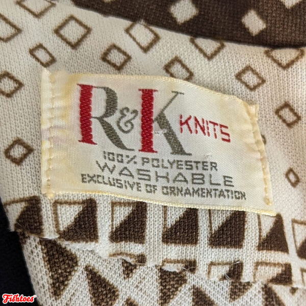 R & K Knits Exclusive Of Ornamentation Clothing Brand Company Vintage