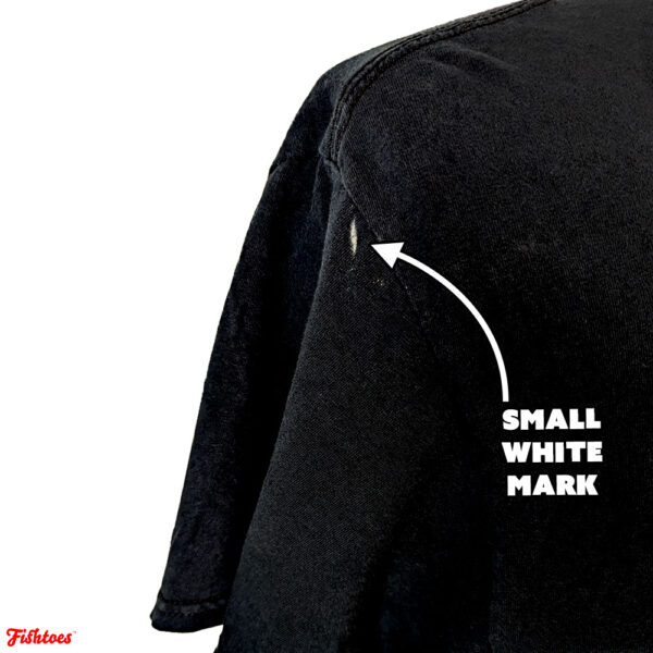 Small White Mark Black T-Shirt