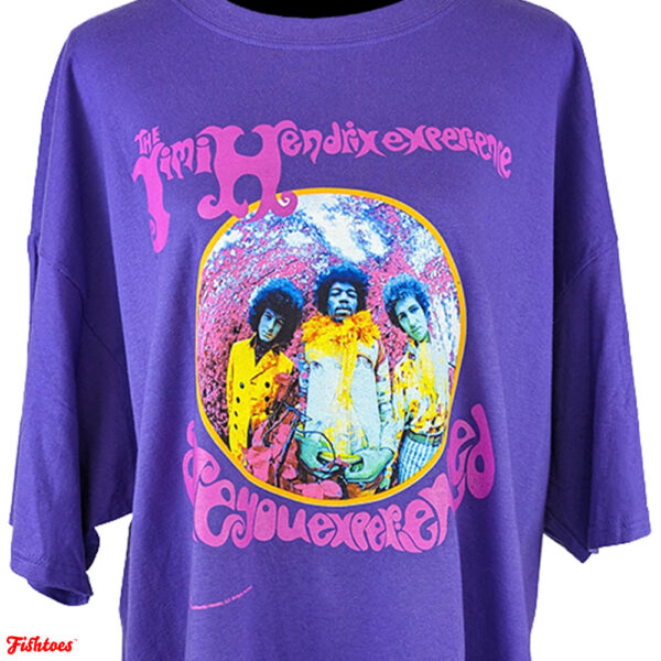 The Jimi Hendrix Experience Are You Experienced Purple T-Shirt 2x