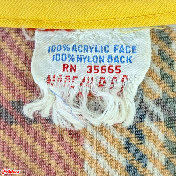 Vintage 60's Tag Label Info