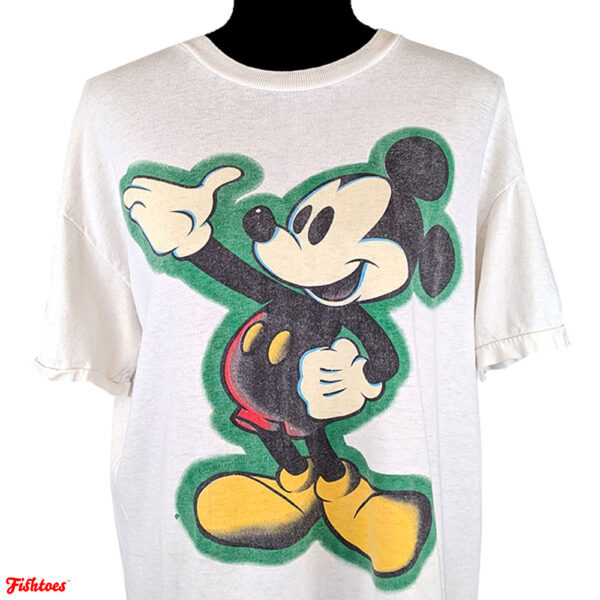 Vintage Mickey Mouse Disney Printed T-Shirt Women's Large