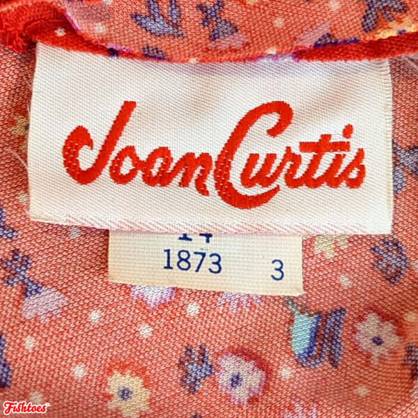 Vintage 60's Joan Curtis Clothing Company Brand Thrift