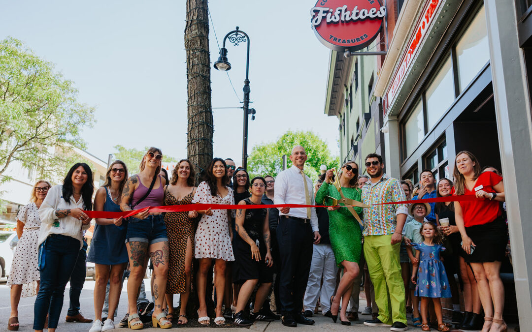 Fishtoes Vintage + Treasures Ribbon Cutting | Manchester, NH
