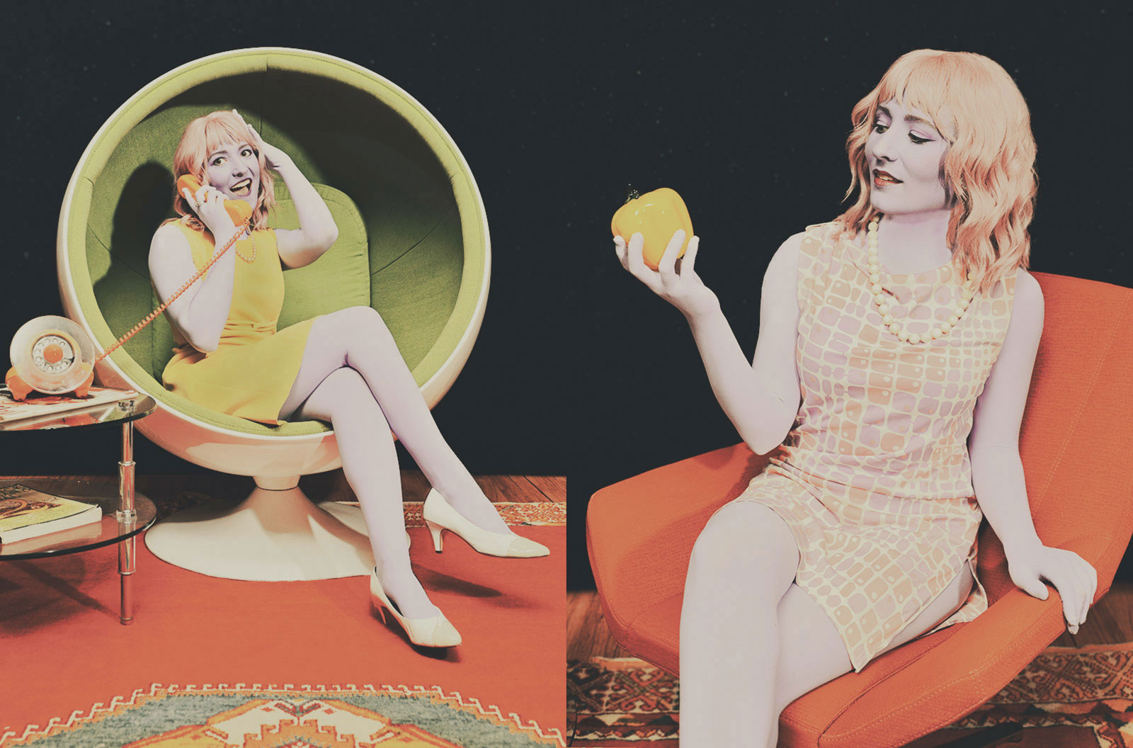 Vintage Alien Photoshoot | Fishtoes Vintage | Manchester NH | Best Thrift Store