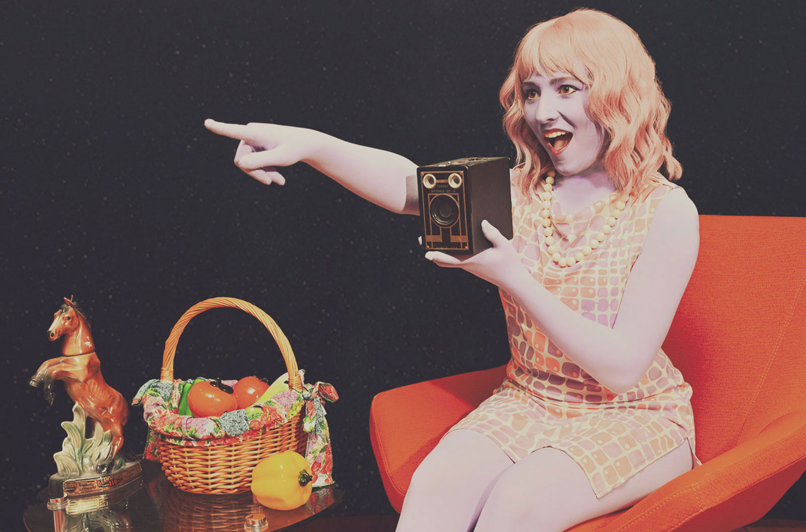 Vintage Alien Editorial Shoot | 1950s 50s 1960s 60s