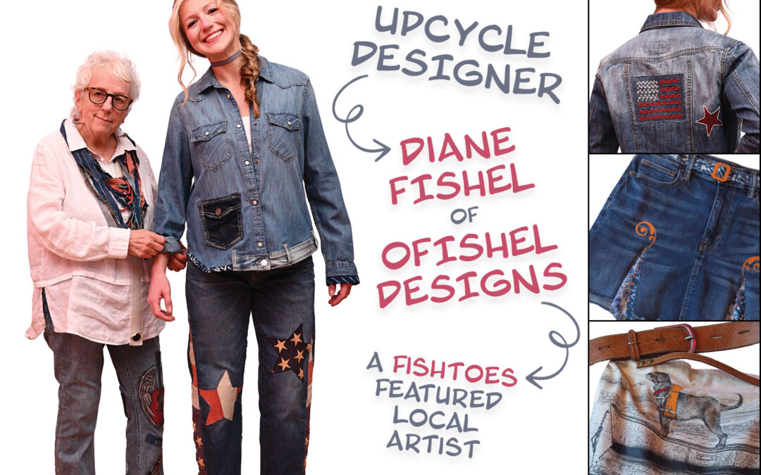 Fishtoes Vintage | Upcycle Designer | Featured Local Artist | Diane Fishel | Ofishel Designs | Manchester NH