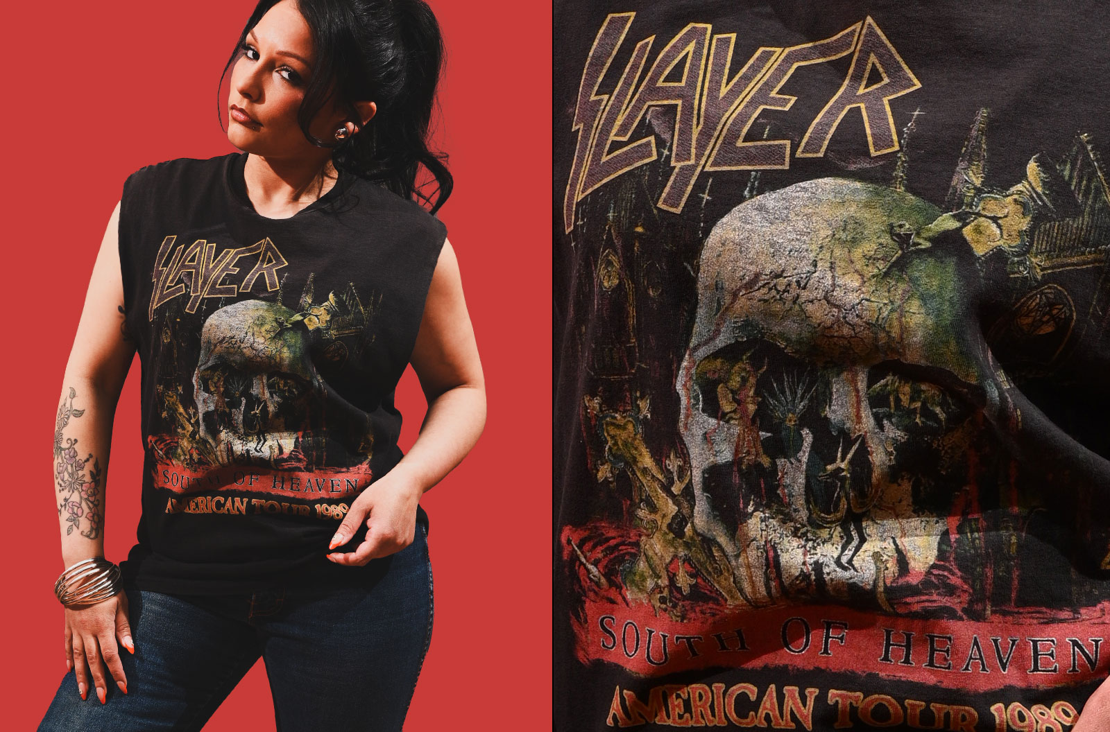 Vintage Slayer Tour Tshirt